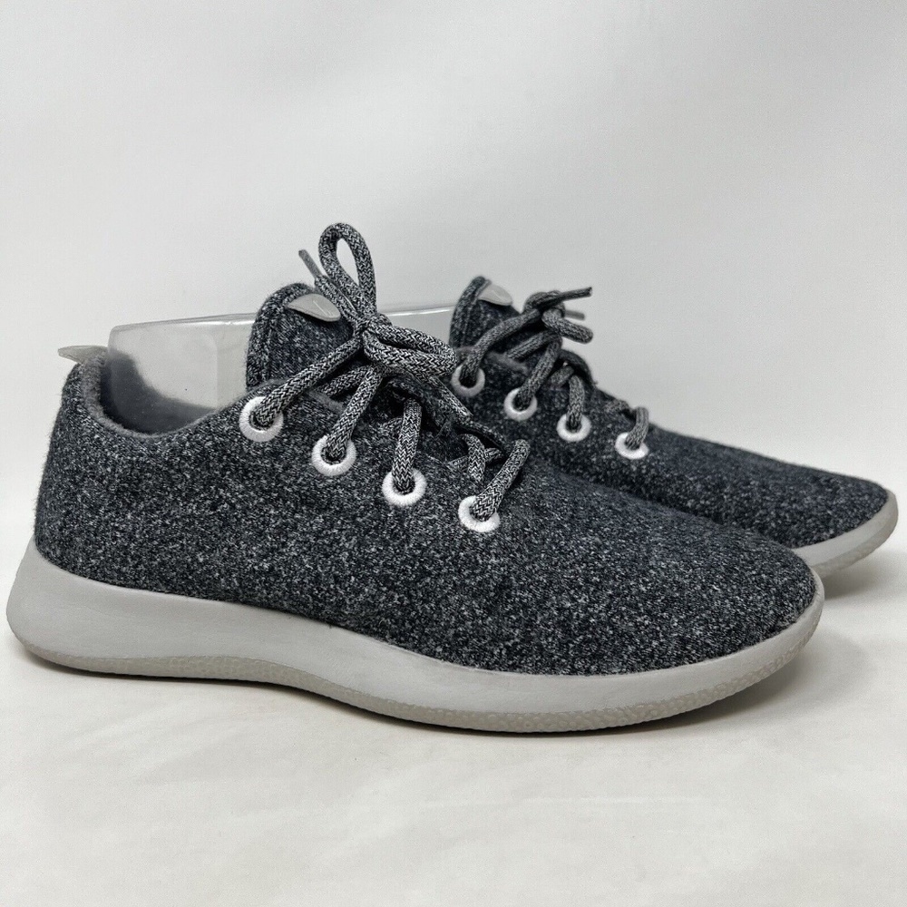 Allbirds Women's Wool Runners Natural Grey/Grey Sole Comfort Shoes 9 M